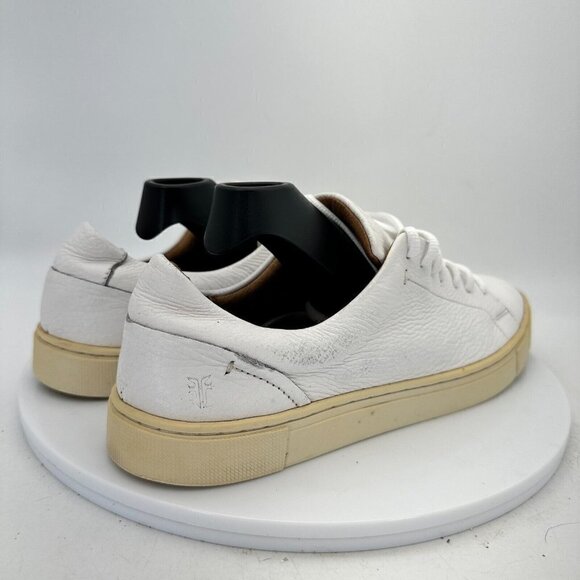 Frye Ivy Low Women Size 9.5M White Leather Fashion Sneaker Shoes 3471183-WHT - Picture 5 of 14